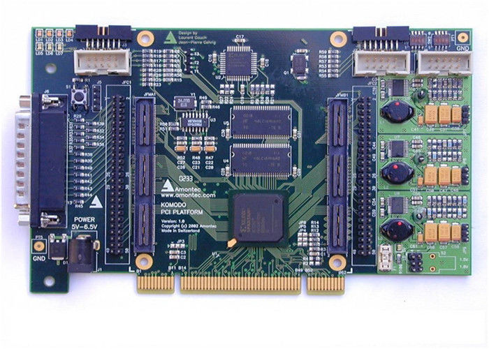 Blue Gold Finger Quickturn PCB Assembly ประกอบแผงวงจรพิมพ์